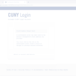 CUNYFirst Login