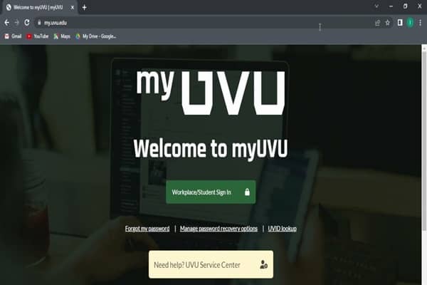 myUVU Login