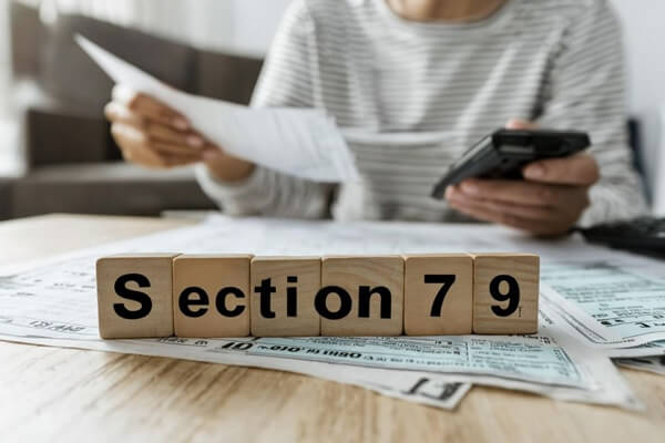 Section 79 of the Income Tax Act